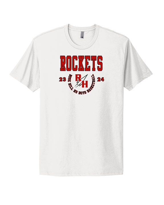 Rose Hill HS Boys Basketball Swoop - Mens Select Cotton T-Shirt