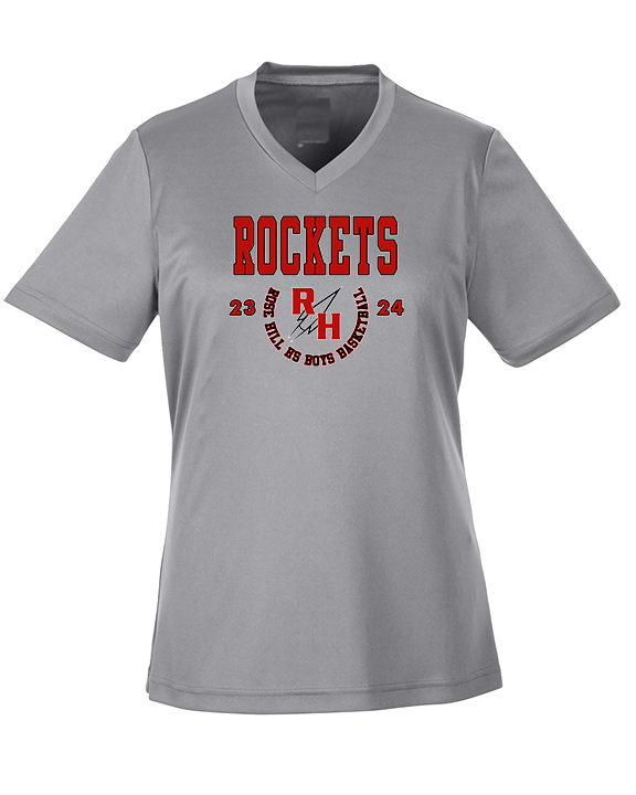 Rose Hill HS Boys Basketball Swoop - Womens Performance Shirt