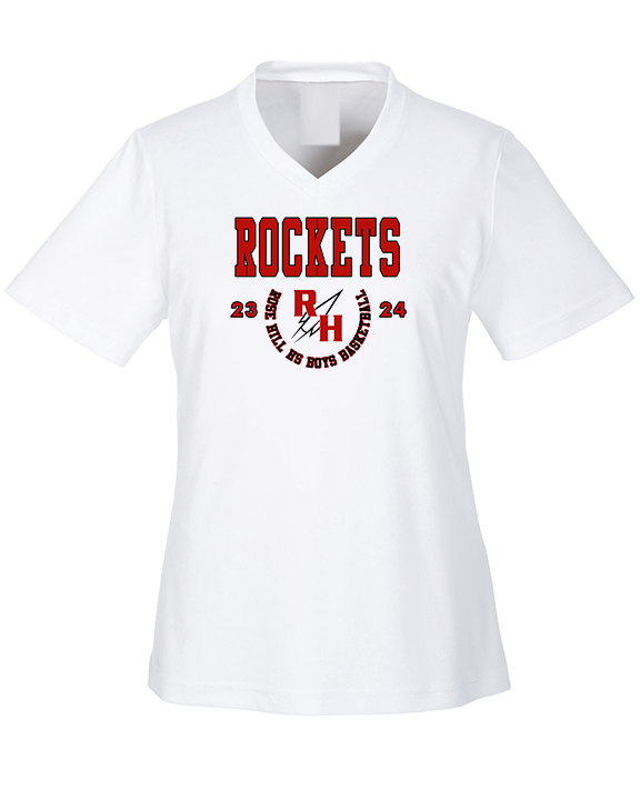 Rose Hill HS Boys Basketball Swoop - Womens Performance Shirt