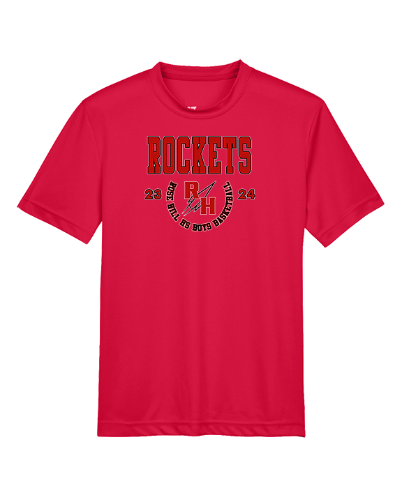 Rose Hill HS Boys Basketball Swoop - Youth Performance Shirt