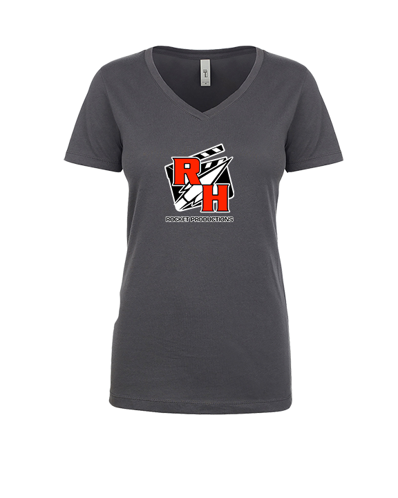 Rose Hill HS Rocket Productions - Womens V-Neck
