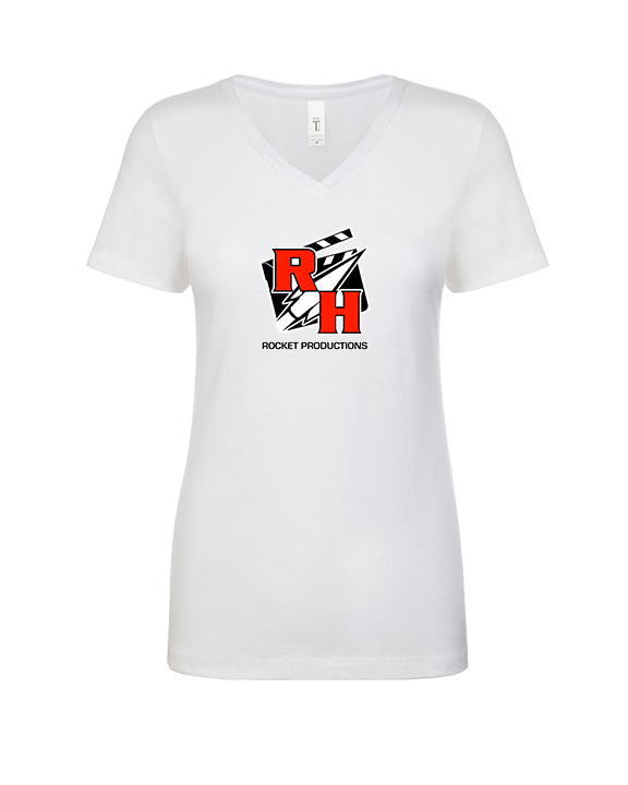 Rose Hill HS Rocket Productions - Womens V-Neck