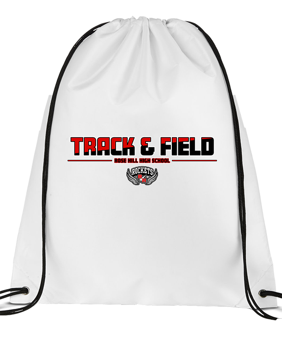 Rose Hill HS Track & Field Cut - Drawstring Bag