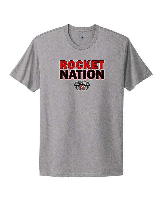 Rose Hill HS Track & Field Nation - Mens Select Cotton T-Shirt
