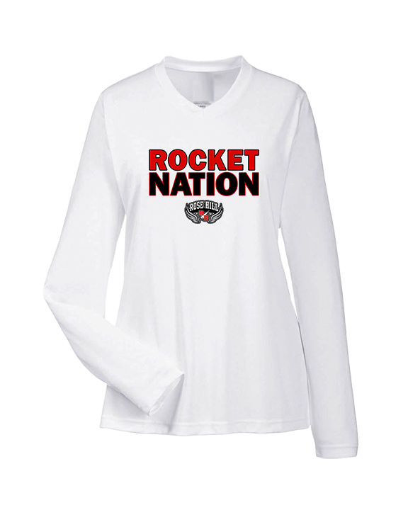 Rose Hill HS Track & Field Nation - Womens Performance Longsleeve