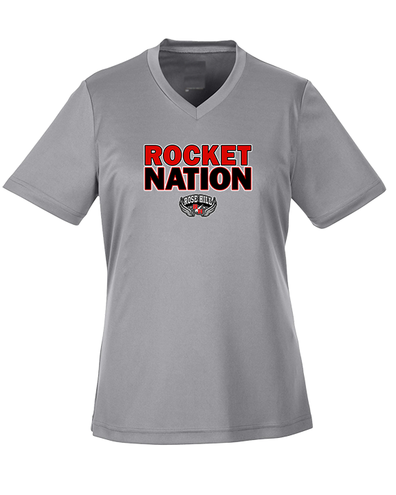 Rose Hill HS Track & Field Nation - Womens Performance Shirt