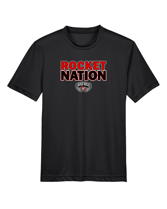 Rose Hill HS Track & Field Nation - Youth Performance Shirt