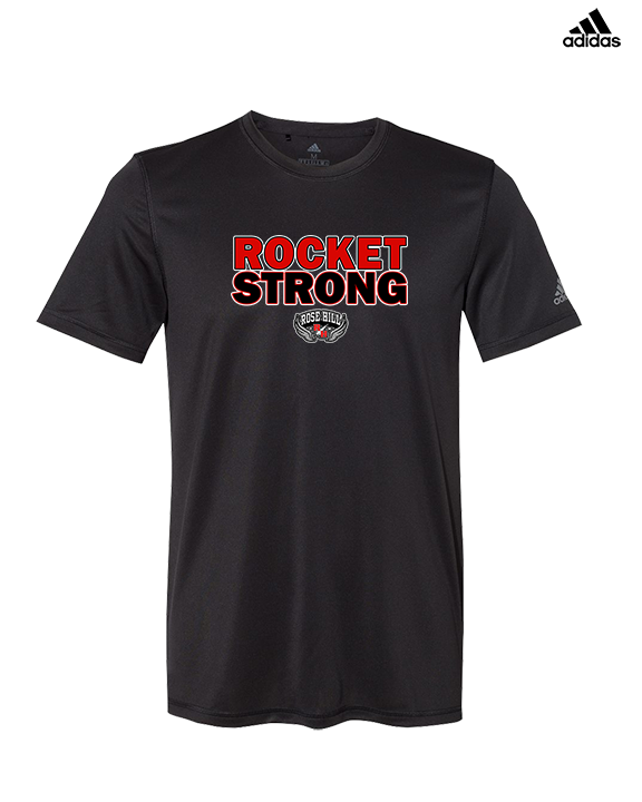 Rose Hill HS Track & Field Strong - Mens Adidas Performance Shirt
