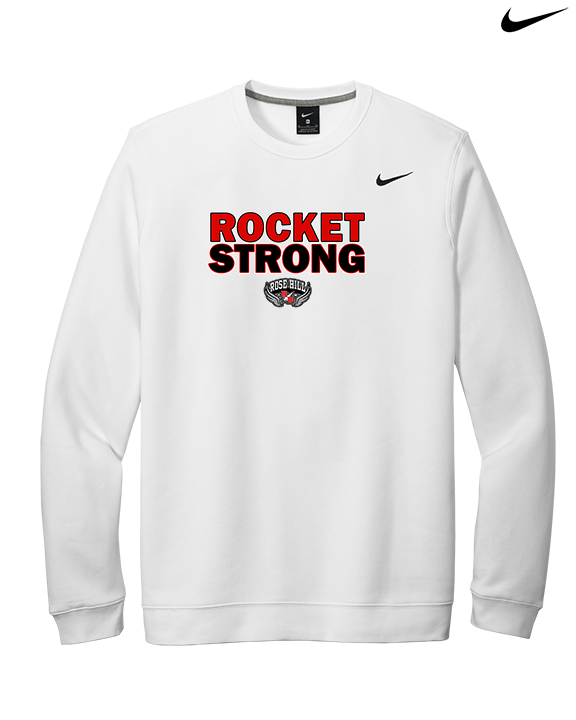 Rose Hill HS Track & Field Strong - Mens Nike Crewneck