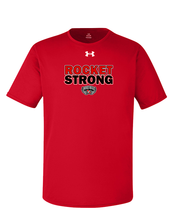 Rose Hill HS Track & Field Strong - Under Armour Mens Team Tech T-Shirt