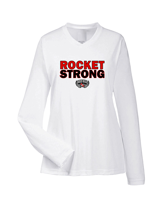 Rose Hill HS Track & Field Strong - Womens Performance Longsleeve