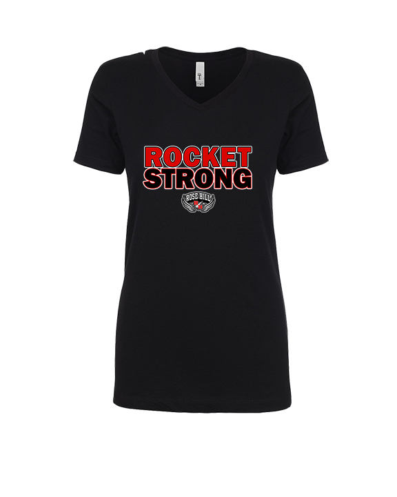 Rose Hill HS Track & Field Strong - Womens Vneck