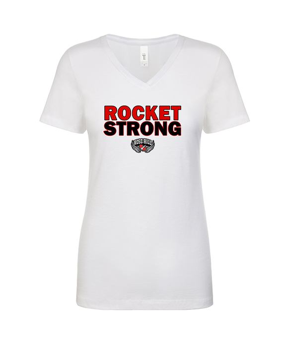 Rose Hill HS Track & Field Strong - Womens Vneck