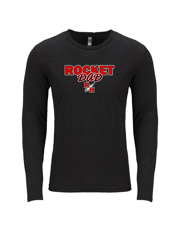 Rose Hill HS Track & Field Dad - Tri-Blend Long Sleeve