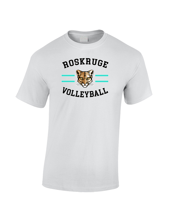 Roskruge Middle School Volleyball Curve - Cotton T-Shirt
