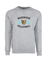 Roskruge Middle School Volleyball Curve - Crewneck Sweatshirt