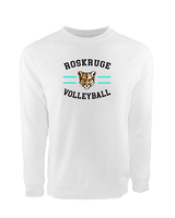 Roskruge Middle School Volleyball Curve - Crewneck Sweatshirt