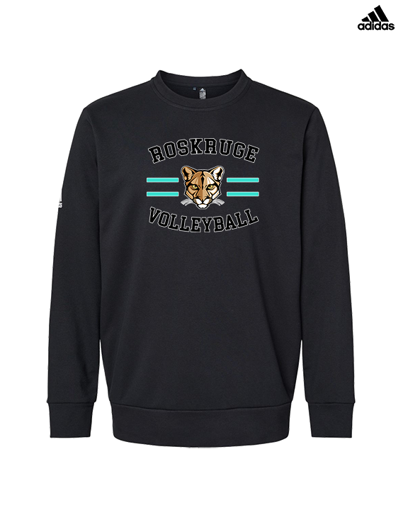 Roskruge Middle School Volleyball Curve - Mens Adidas Crewneck