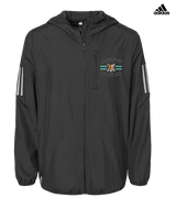 Roskruge Middle School Volleyball Curve - Mens Adidas Full Zip Jacket