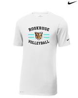 Roskruge Middle School Volleyball Curve - Mens Nike Cotton Poly Tee