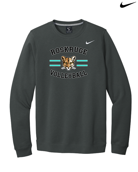 Roskruge Middle School Volleyball Curve - Mens Nike Crewneck