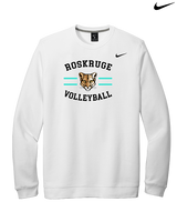 Roskruge Middle School Volleyball Curve - Mens Nike Crewneck
