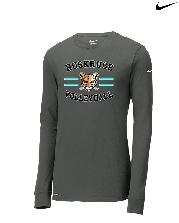 Roskruge Middle School Volleyball Curve - Mens Nike Longsleeve