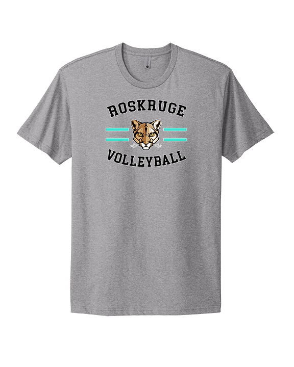 Roskruge Middle School Volleyball Curve - Mens Select Cotton T-Shirt