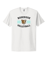 Roskruge Middle School Volleyball Curve - Mens Select Cotton T-Shirt