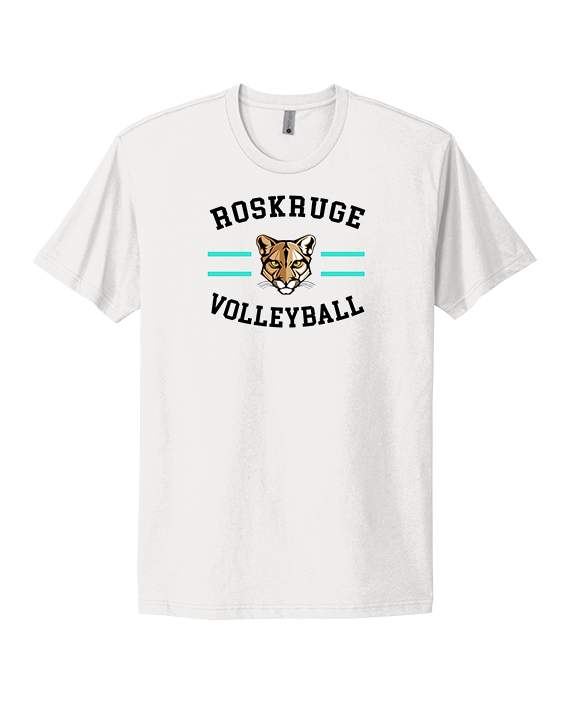 Roskruge Middle School Volleyball Curve - Mens Select Cotton T-Shirt