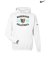 Roskruge Middle School Volleyball Curve - Nike Club Fleece Hoodie