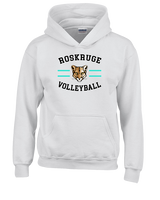 Roskruge Middle School Volleyball Curve - Unisex Hoodie