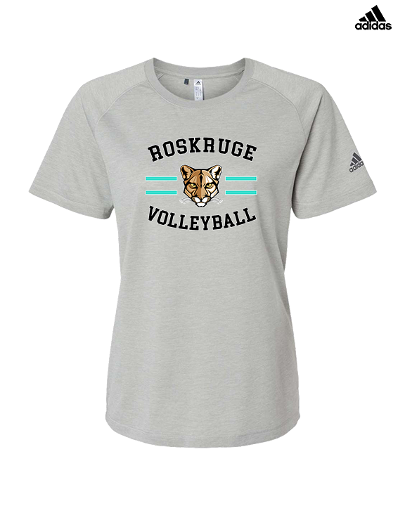 Roskruge Middle School Volleyball Curve - Womens Adidas Performance Shirt