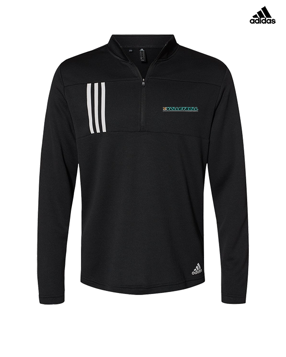 Roskruge Middle School Volleyball Line - Mens Adidas Quarter Zip