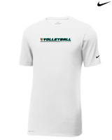 Roskruge Middle School Volleyball Line - Mens Nike Cotton Poly Tee