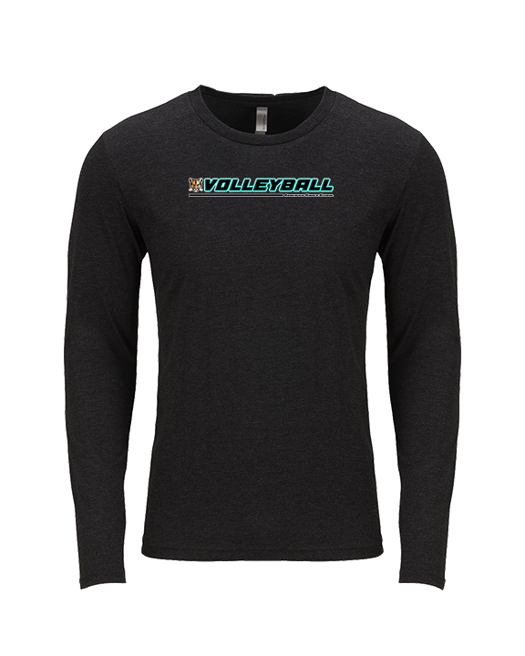 Roskruge Middle School Volleyball Line - Tri-Blend Long Sleeve