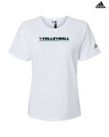 Roskruge Middle School Volleyball Line - Womens Adidas Performance Shirt