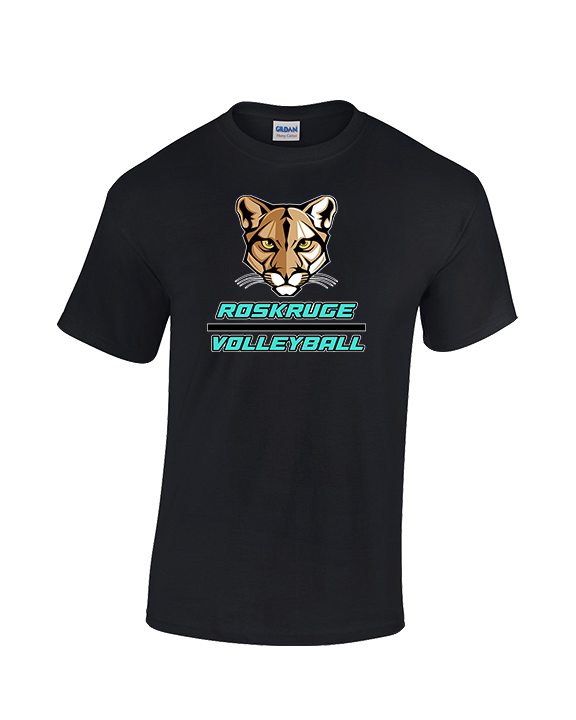 Roskruge Middle School Volleyball Split - Cotton T-Shirt
