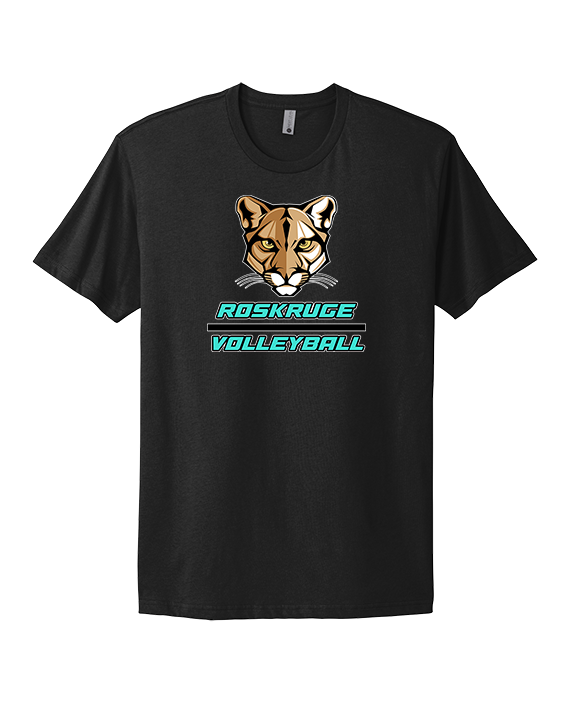 Roskruge Middle School Volleyball Split - Mens Select Cotton T-Shirt