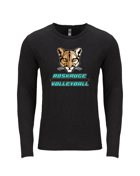 Roskruge Middle School Volleyball Split - Tri-Blend Long Sleeve