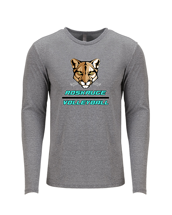 Roskruge Middle School Volleyball Split - Tri-Blend Long Sleeve
