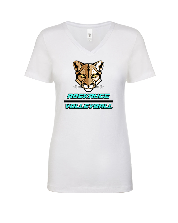 Roskruge Middle School Volleyball Split - Womens Vneck