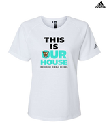 Roskruge Middle School Volleyball TIOH - Womens Adidas Performance Shirt