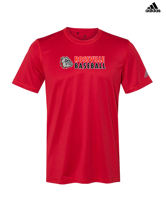 Rossville Dawgs 9U Baseball Basic - Mens Adidas Performance Shirt