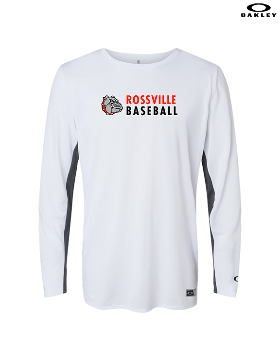 Rossville Dawgs 9U Baseball Basic - Mens Oakley Longsleeve