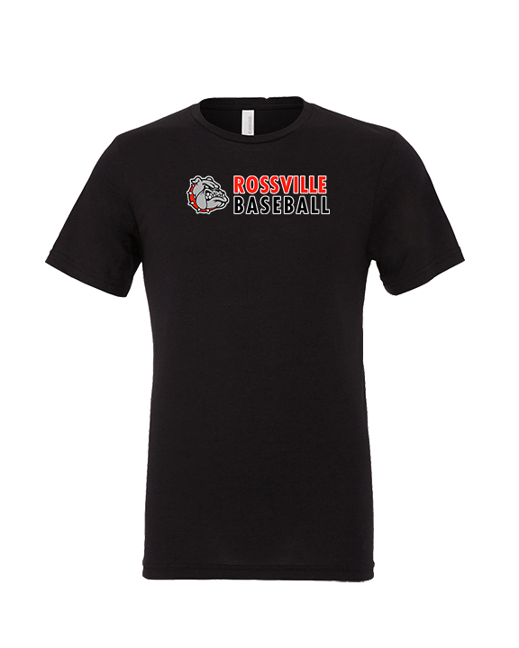 Rossville Dawgs 9U Baseball Basic - Tri-Blend Shirt