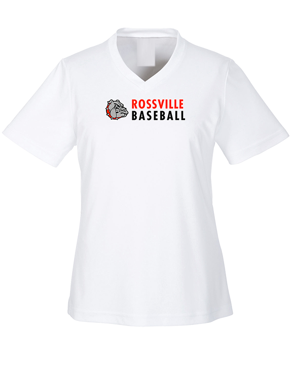 Rossville Dawgs 9U Baseball Basic - Womens Performance Shirt