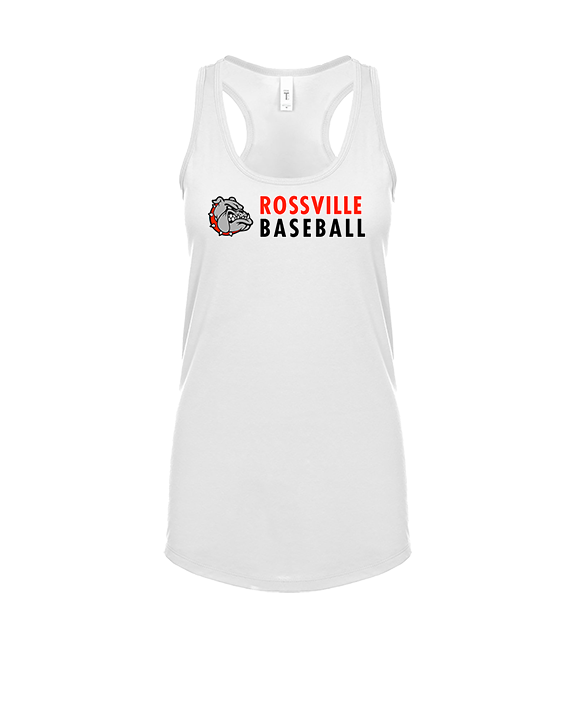 Rossville Dawgs 9U Baseball Basic - Womens Tank Top