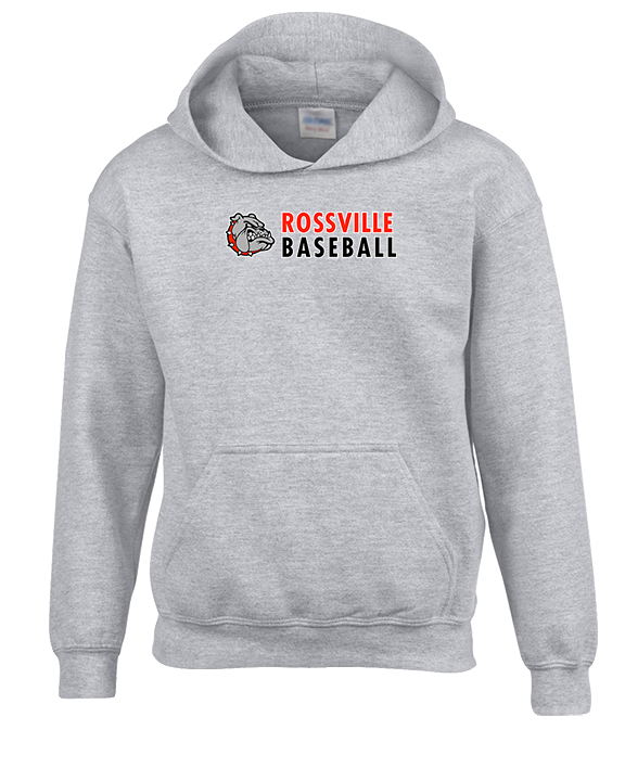 Rossville Dawgs 9U Baseball Basic - Youth Hoodie