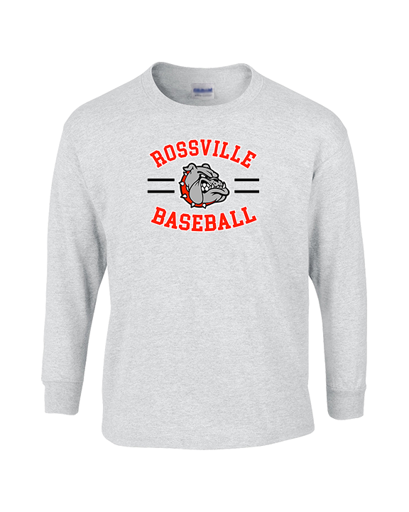 Rossville Dawgs 9U Baseball Curve - Cotton Longsleeve